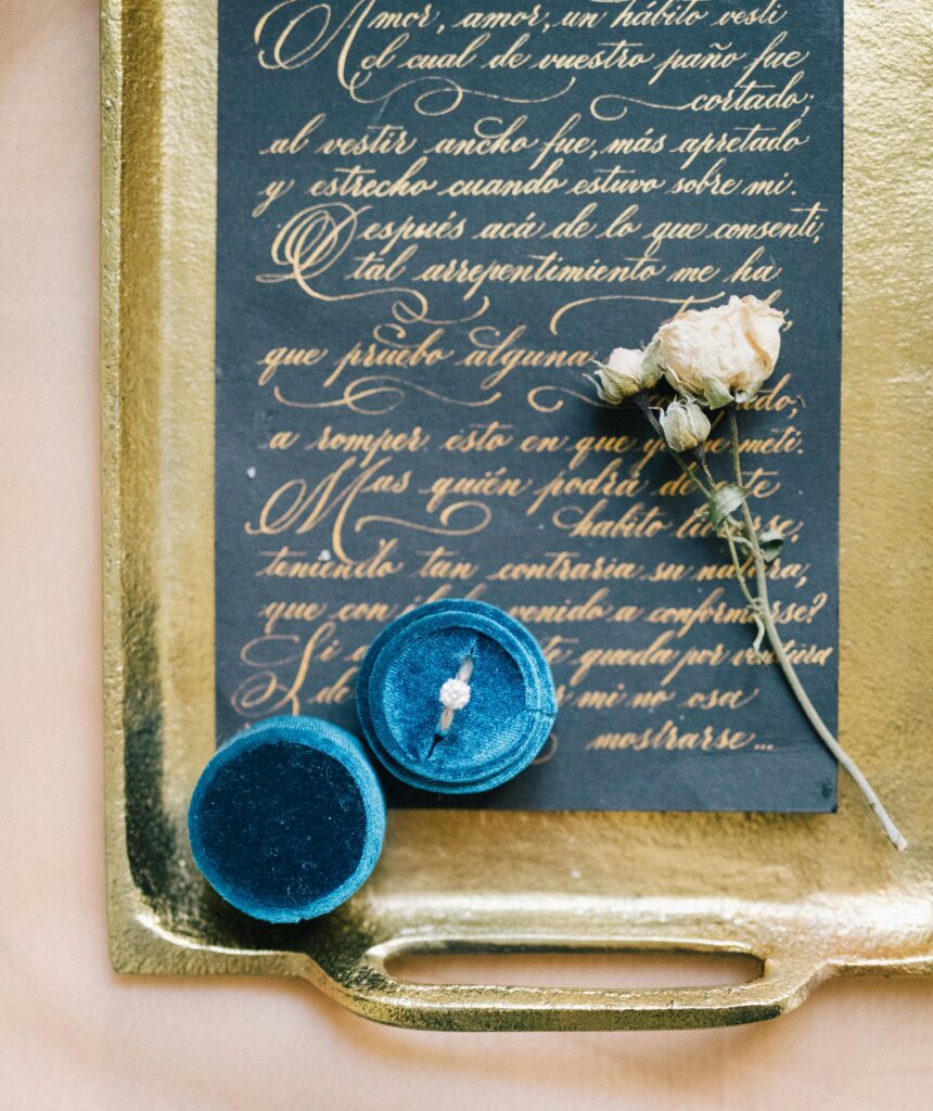 traditional wedding calligraphy